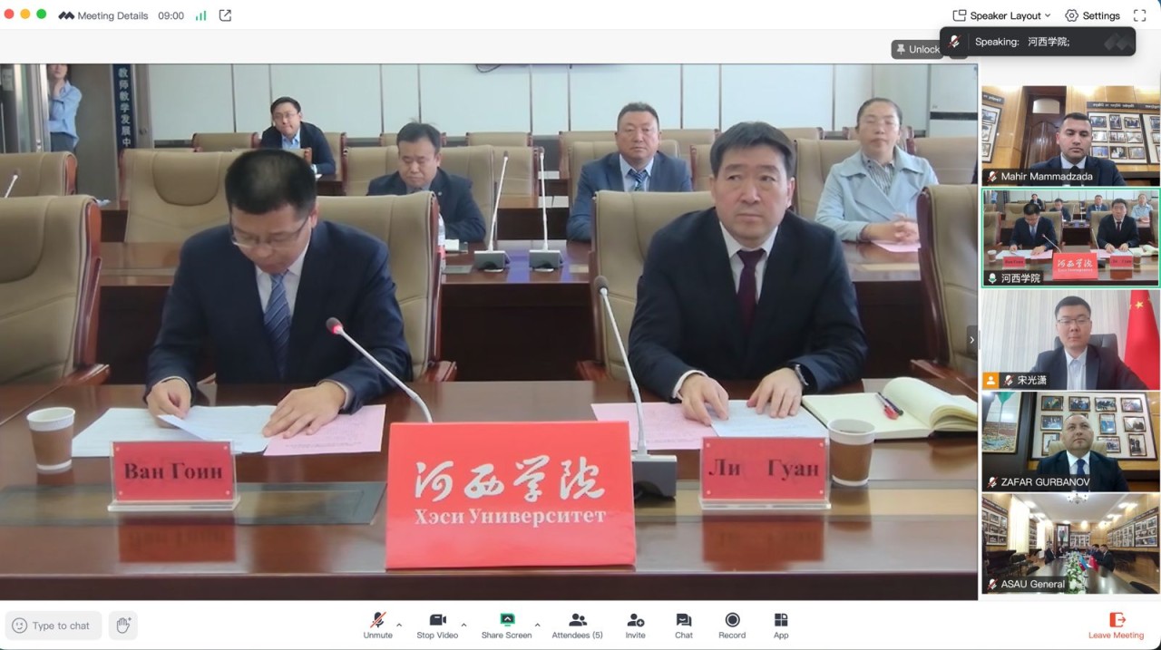 ADAU-da “Hexi Təlim və Tədris Mərkəzi” qurulur - FOTOLAR